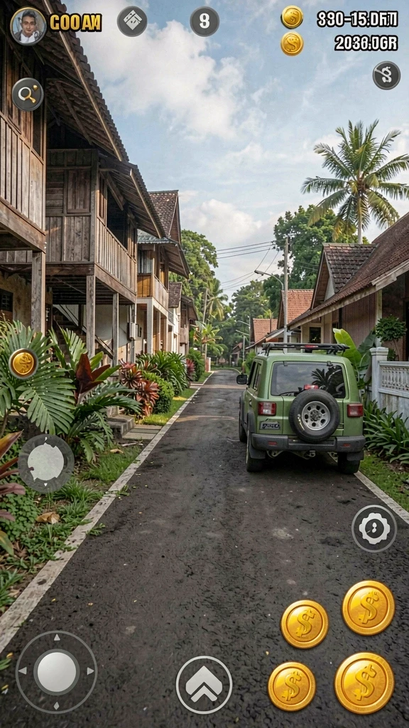 ocatoto - Screenshot menunjukkan karakter utama dalam misi penting.