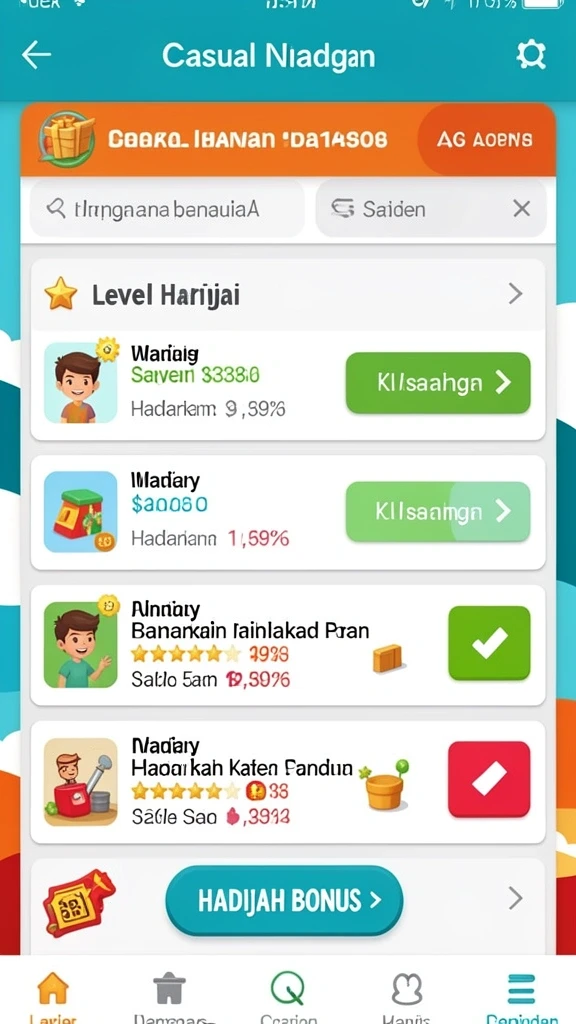qtgame - Tampilan antarmuka pengguna yang bersih dan intuitif.