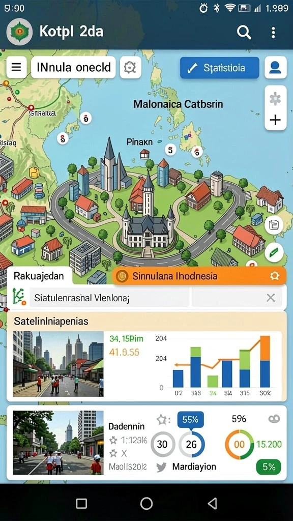 vc55 - Screenshot menunjukkan grafis menakjubkan dari gameplay.